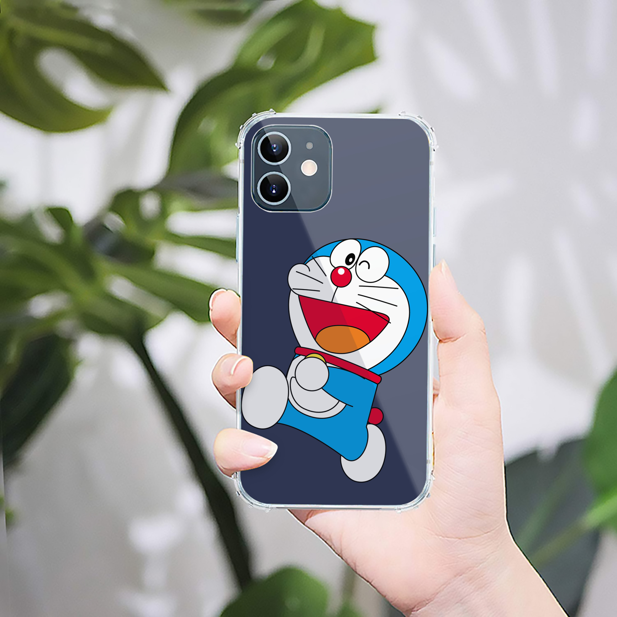 （画像用） ドラえもん Doraemon 【iPhone 12シリーズ対応】透明スマホケース（クリアソフトケース）